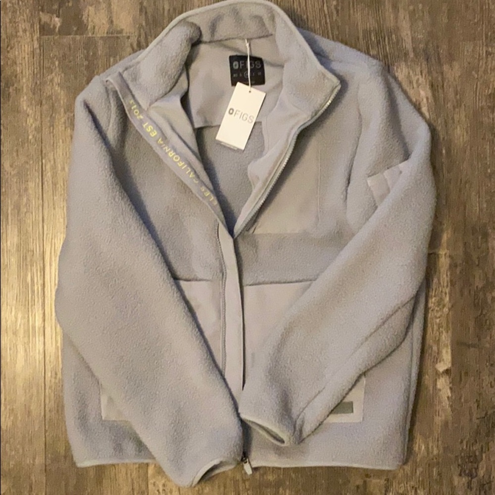 🔥FIGS NWT 380 Fleece BOMBER🌺